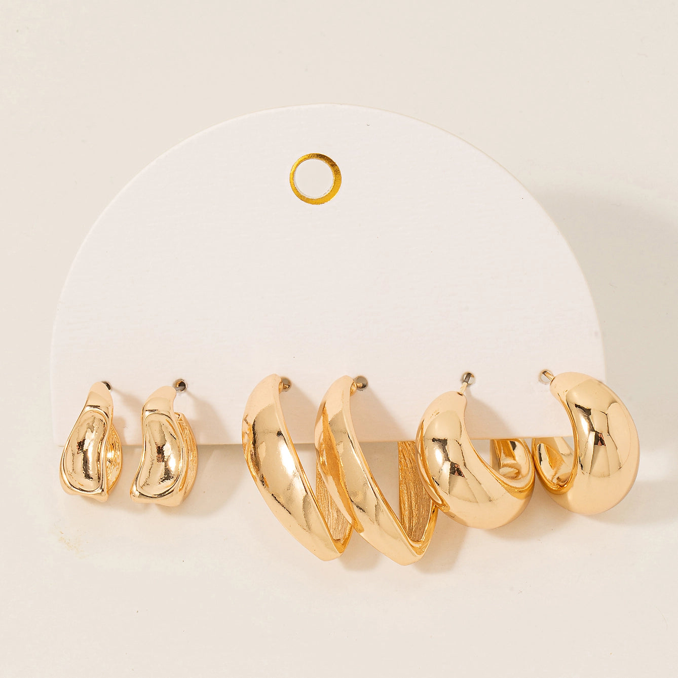 Gold Hoops (Set of 3)