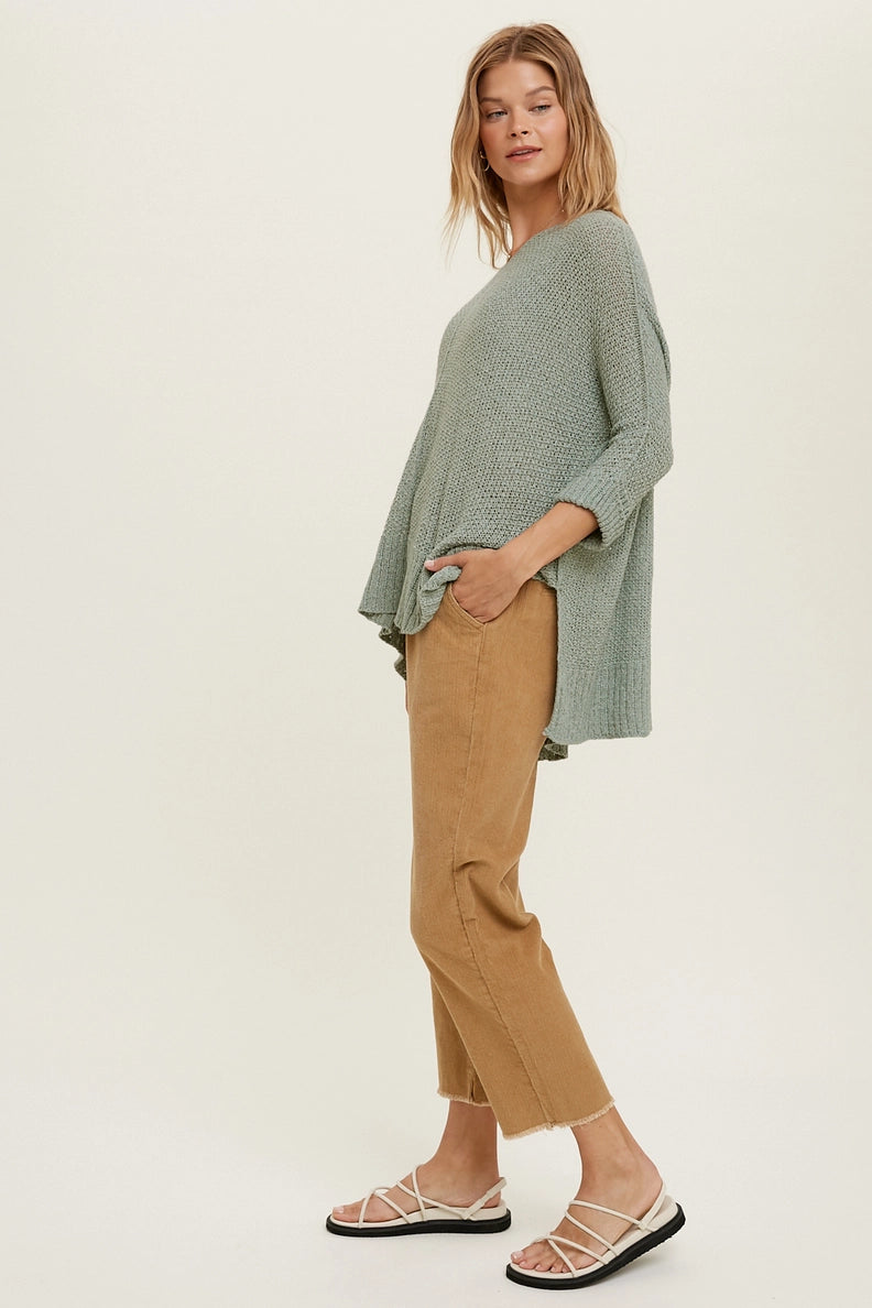 Sage Knit Sweater