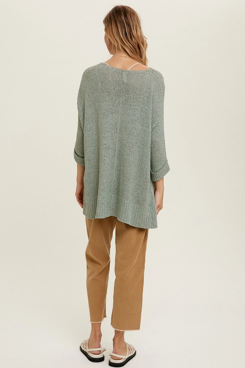 Sage Knit Sweater